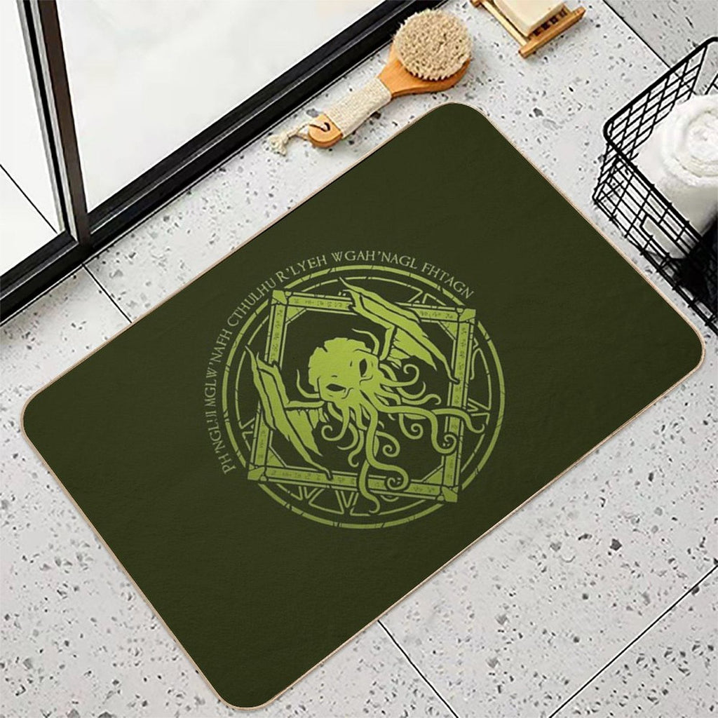 Cthulhu - Lovecraft - Tapis de bain antidérapant Chant Design