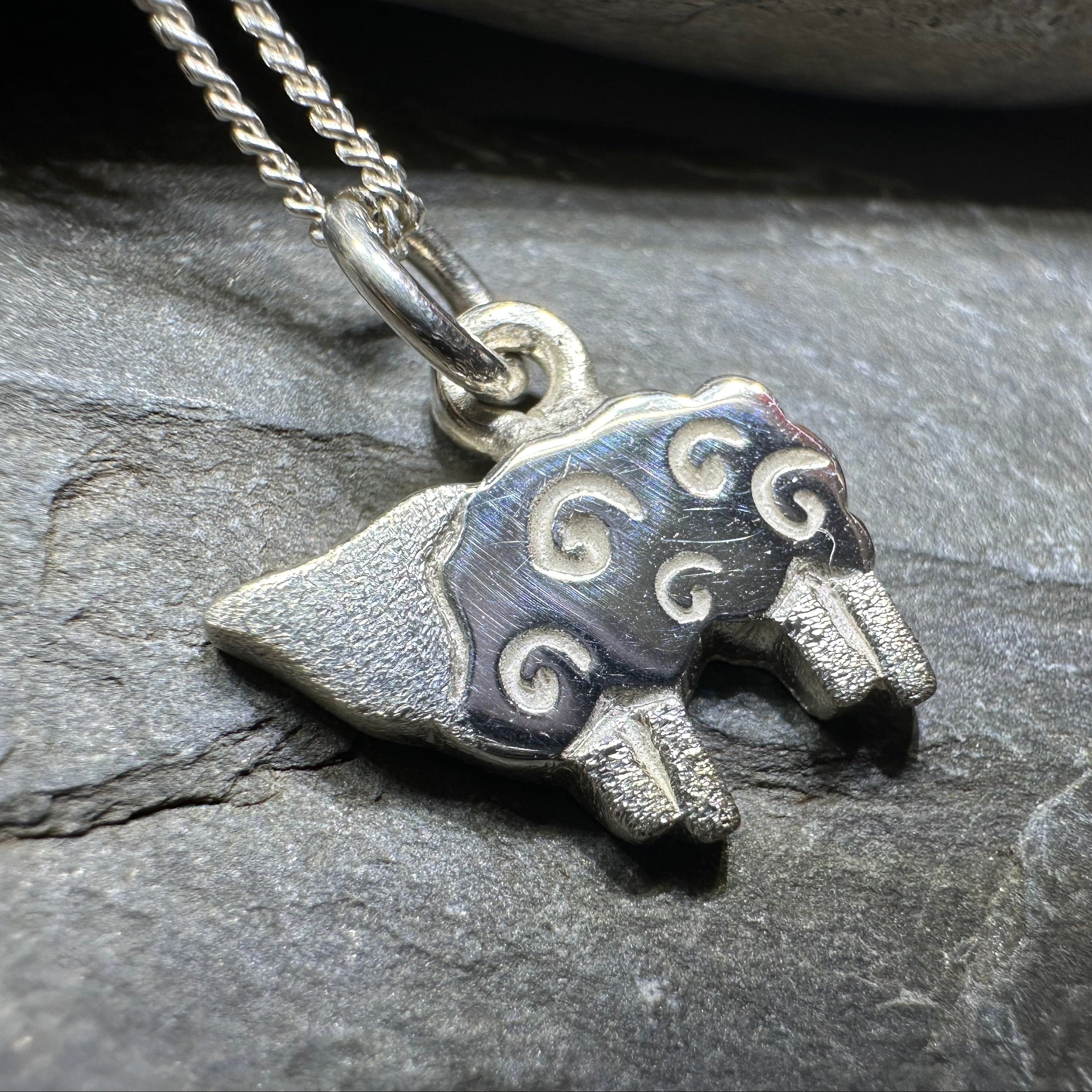 Love Ewe Sheep Necklace - Handmade in Scotland