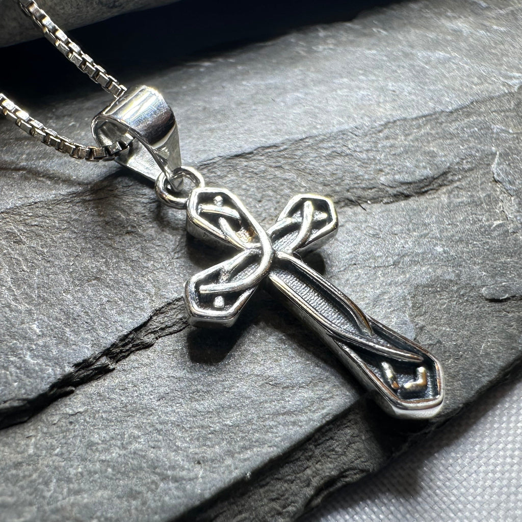 Charity Petite Celtic Cross Necklace