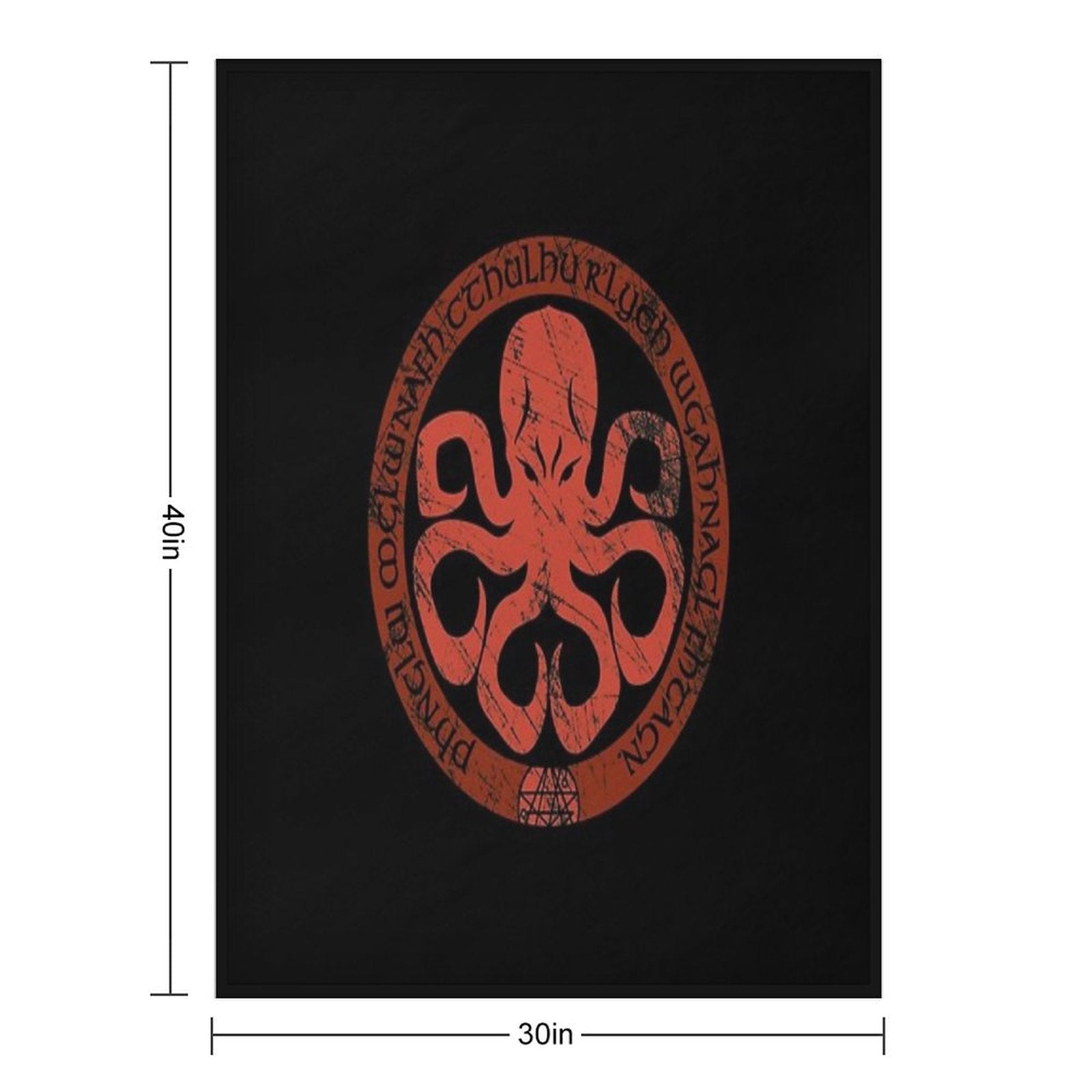 Seal of Cthulhu Throw Blanket