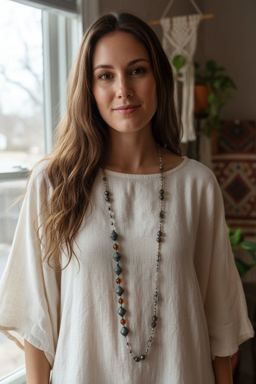 Duneflower Mist Long Necklace