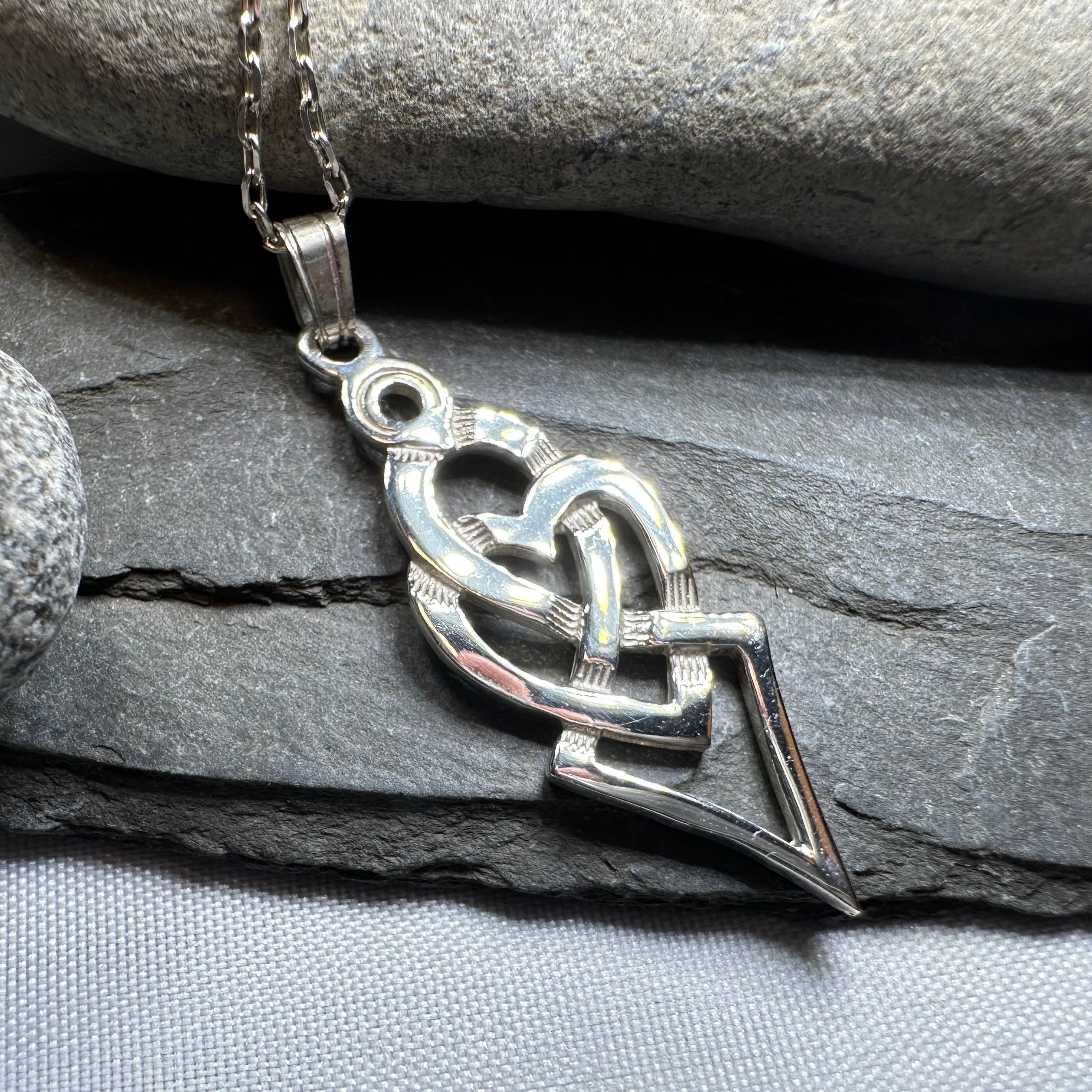 Fior Celtic Love Knot Necklace - Handmade in Scotland