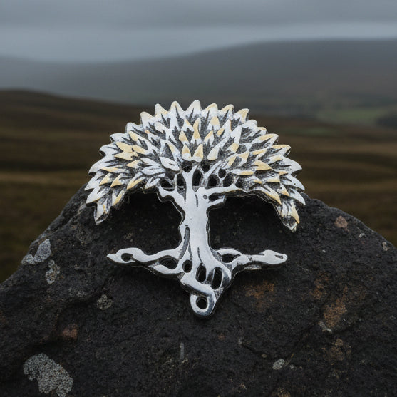 Scottish Tree of Life Brooch - Handmade in Scotland