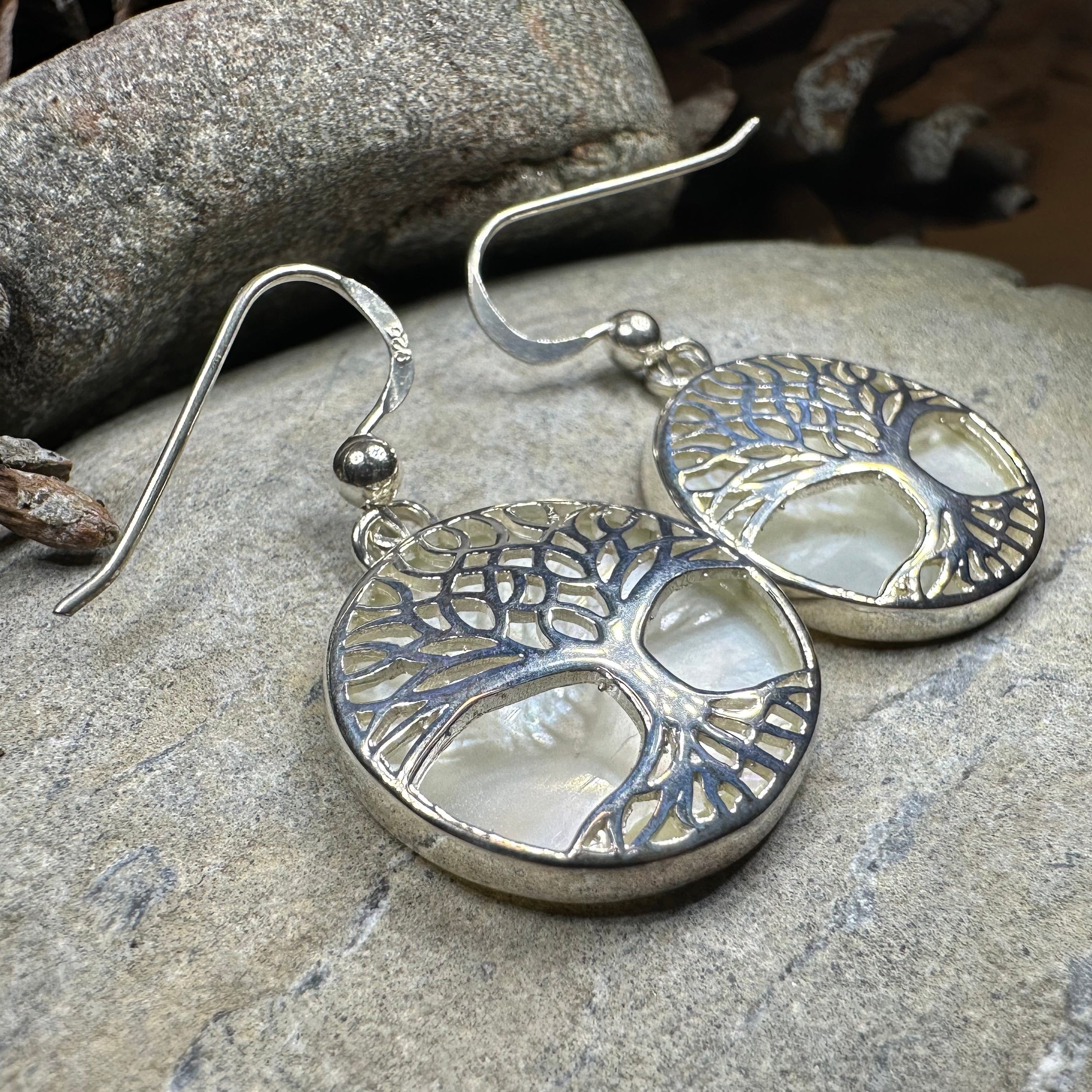 Robyn Tree of Life Earrings in Sterling Silver