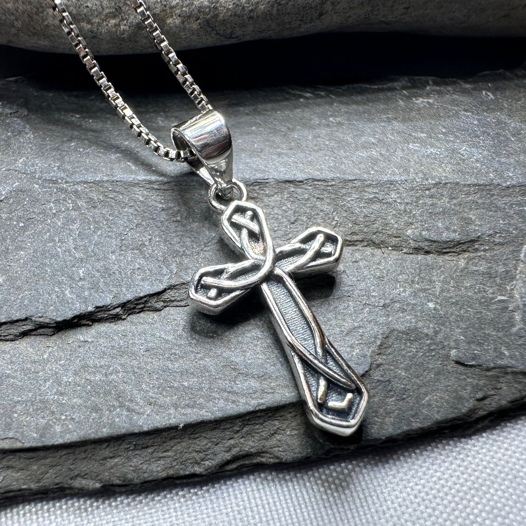 Charity Petite Celtic Cross Necklace
