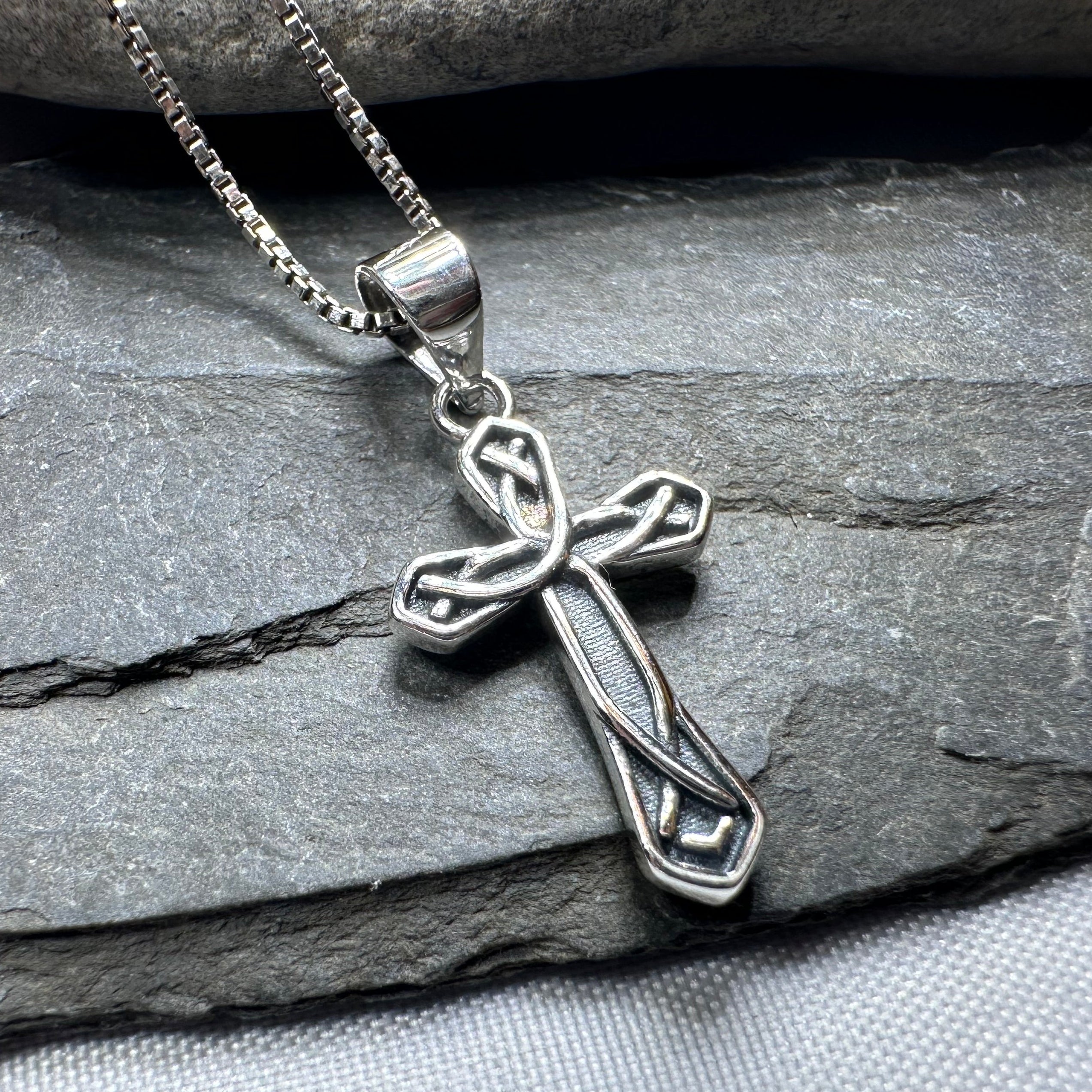Charity Petite Celtic Cross Necklace