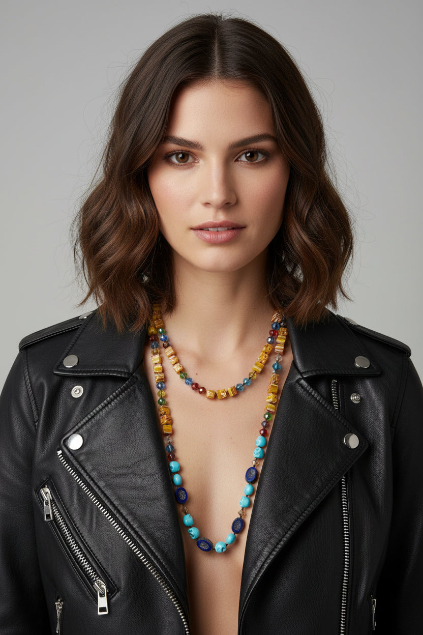 Tropical Carnival Long Necklace