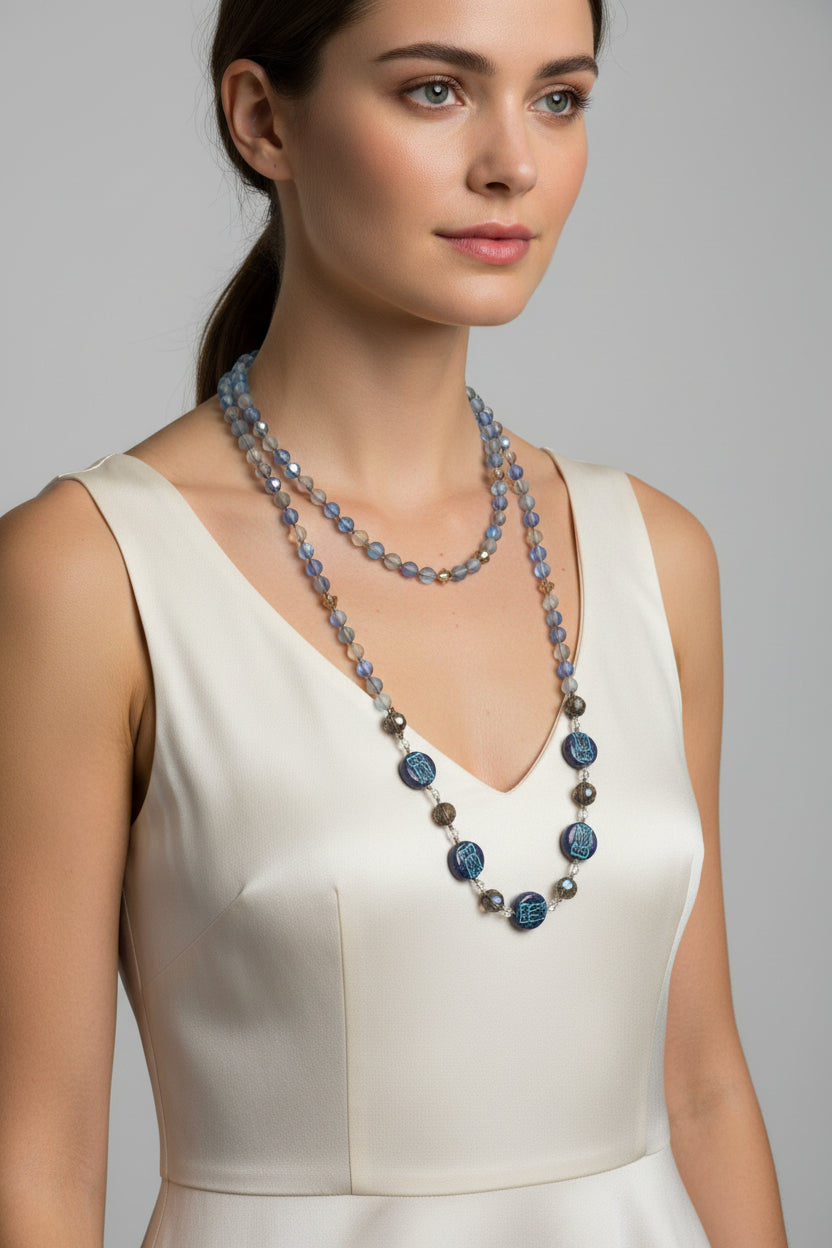 Athena Owl Long Necklace