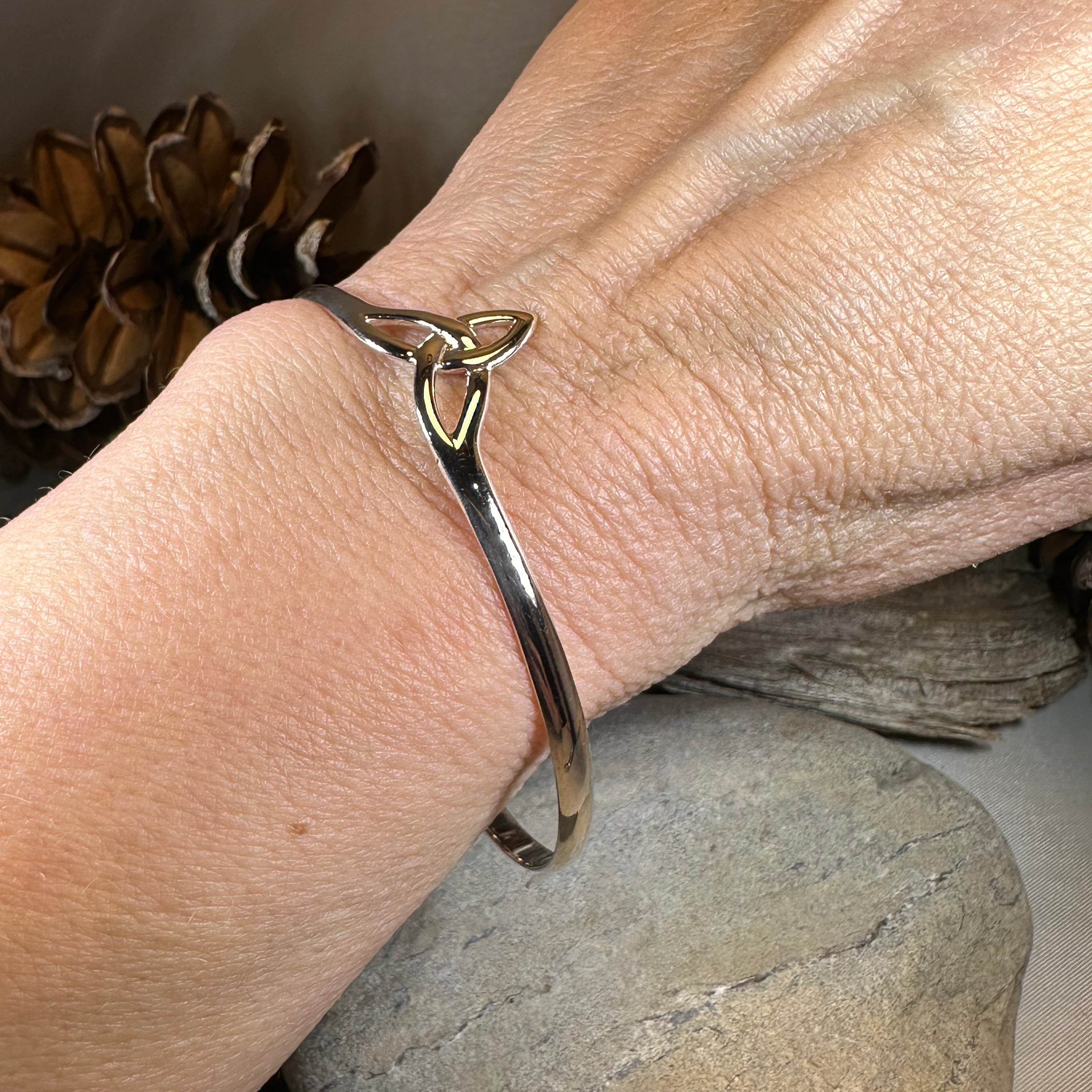 Triquetra Silver Bracelet