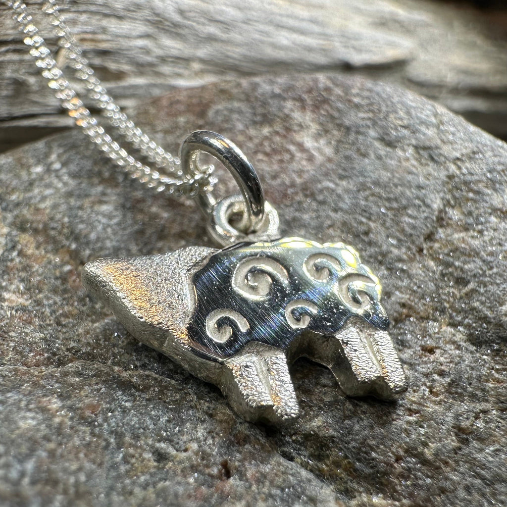 Love Ewe Sheep Necklace - Handmade in Scotland