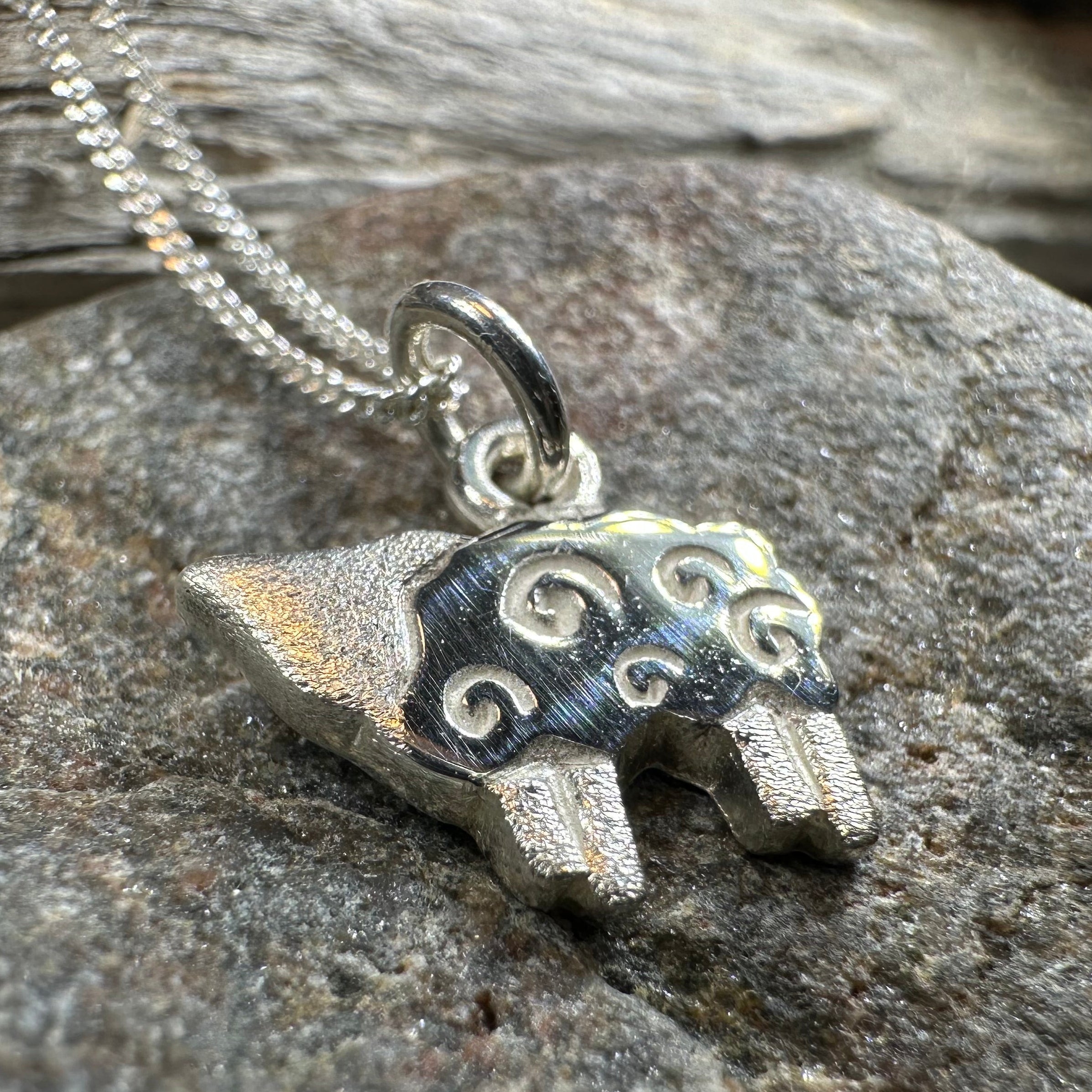 Love Ewe Sheep Necklace - Handmade in Scotland