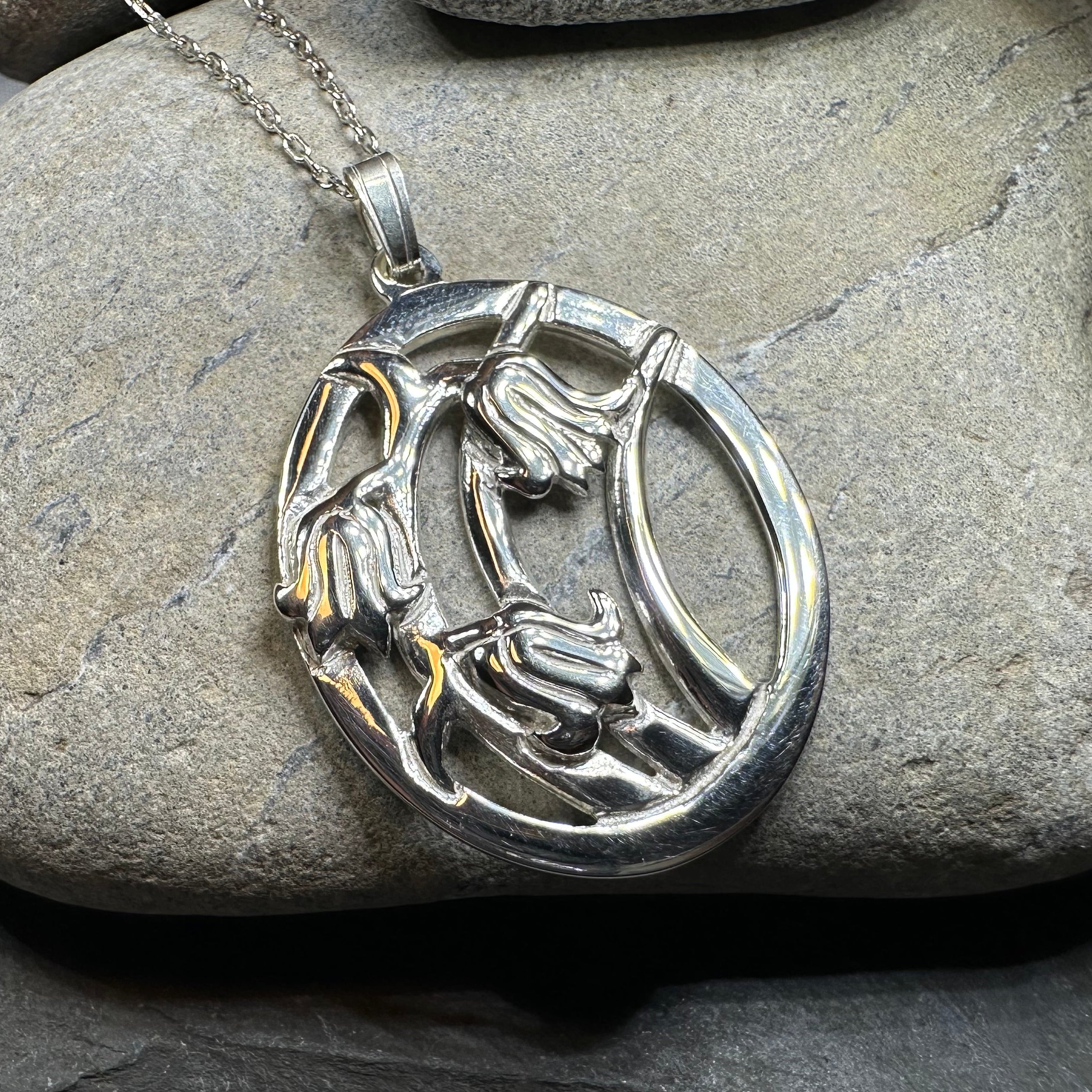 Springsong Scottish Bluebell Necklace - Handmade in Scotland