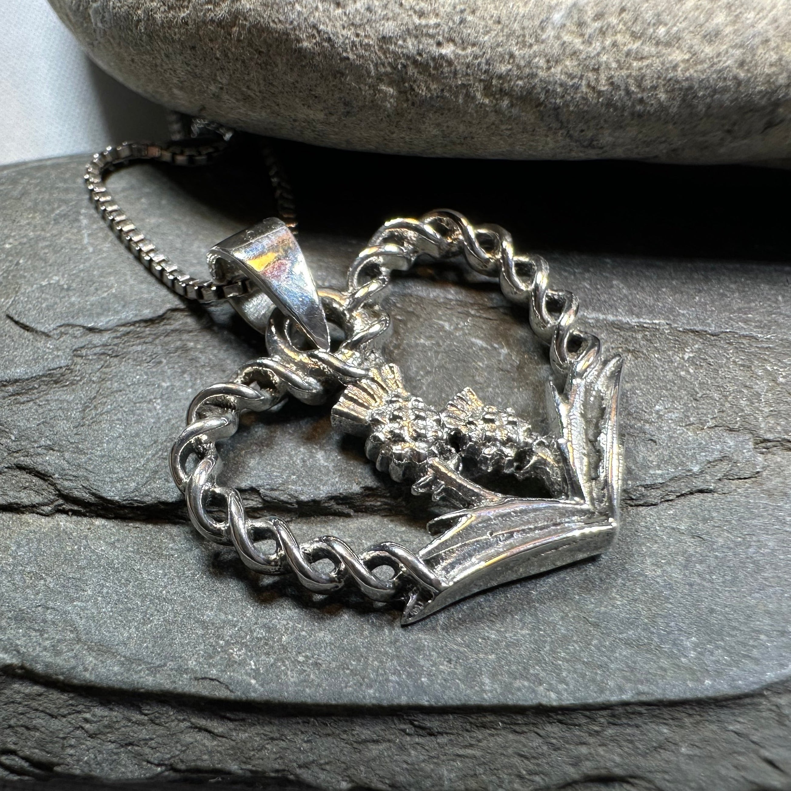 Thistle Heart Necklace