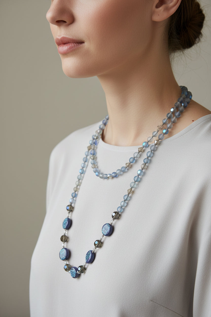 Athena Owl Long Necklace