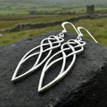 Ella Celtic Knot Earrings in Sterling Silver