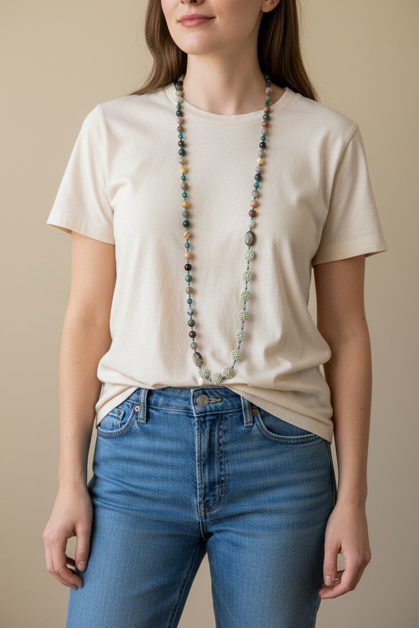 Autumn Morning Long Necklace