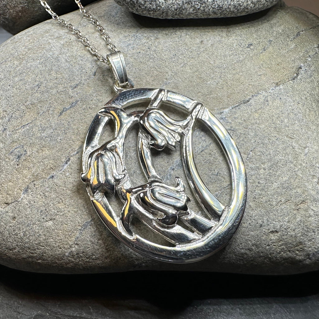 Springsong Scottish Bluebell Necklace - Handmade in Scotland