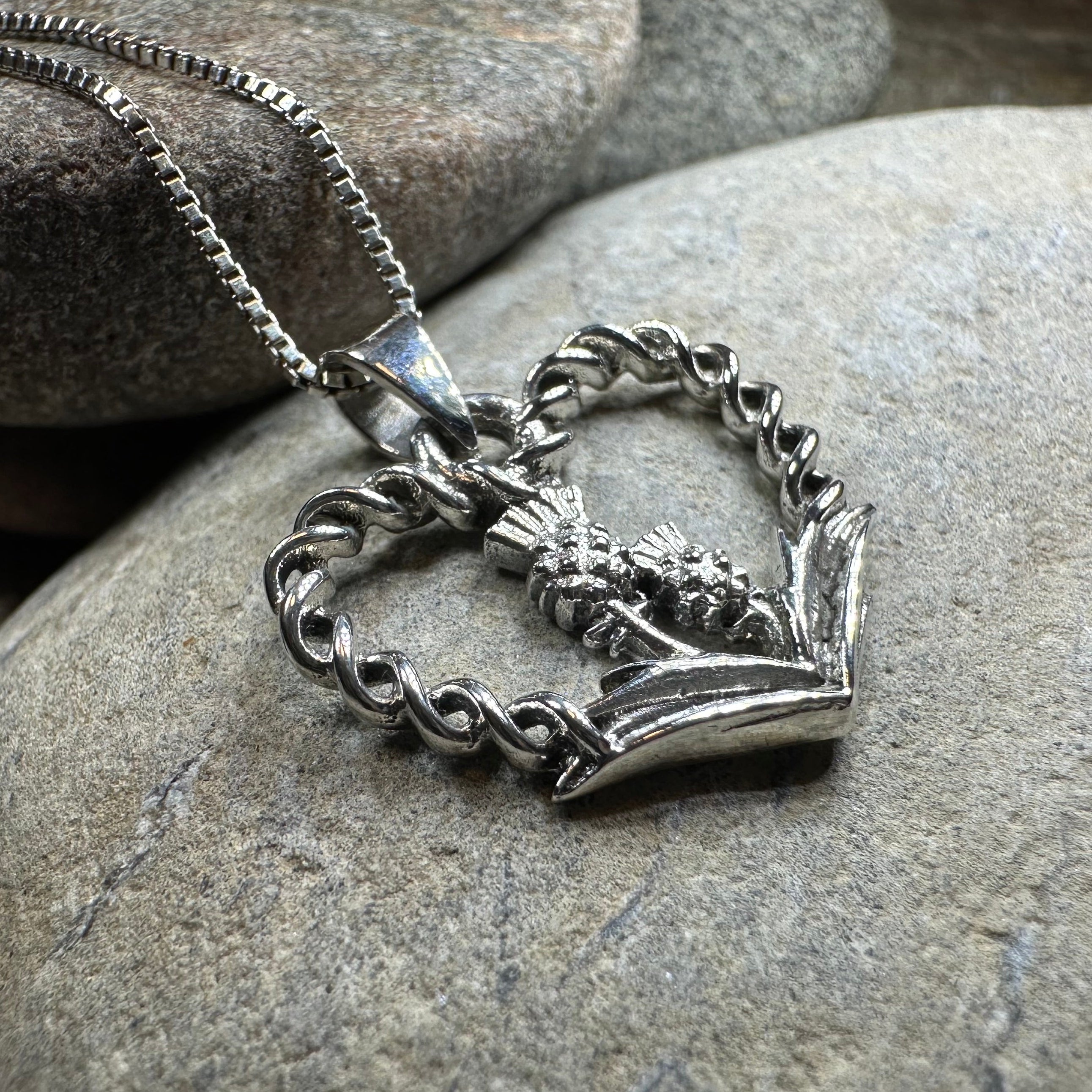 Thistle Heart Necklace