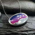 Purple Skies Northern Lights Necklace - Handmade in Scotland