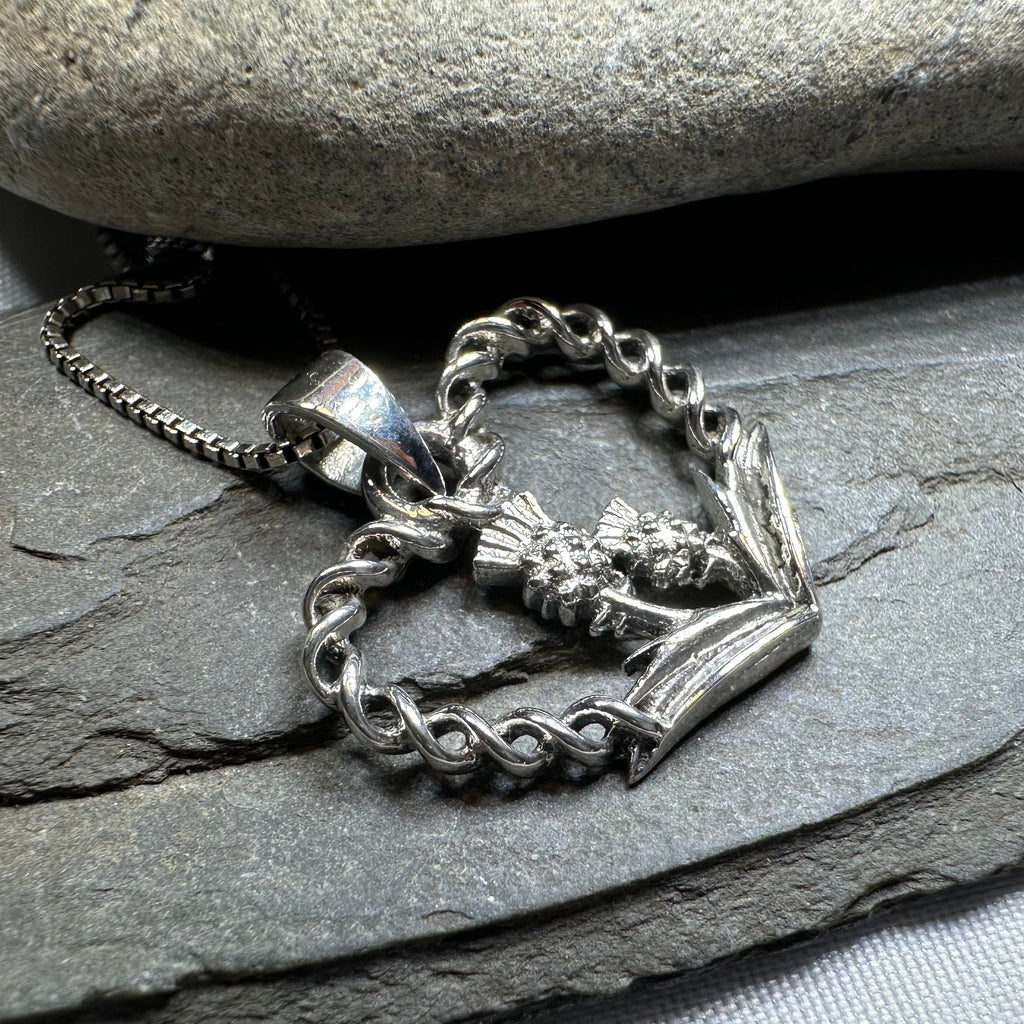 Thistle Heart Necklace