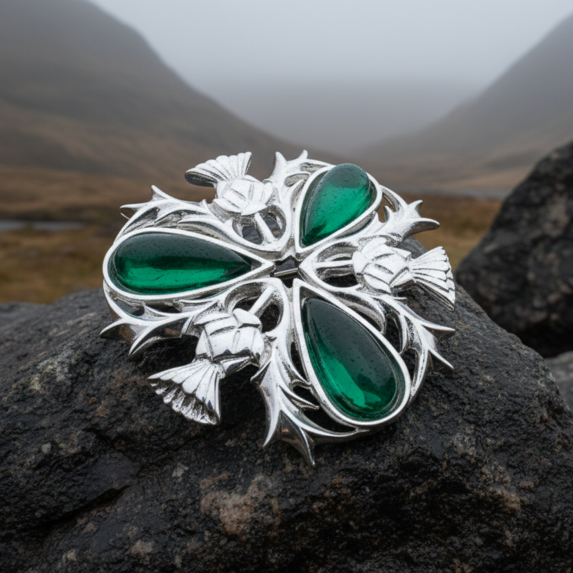Madison Celtic Thistle Brooch
