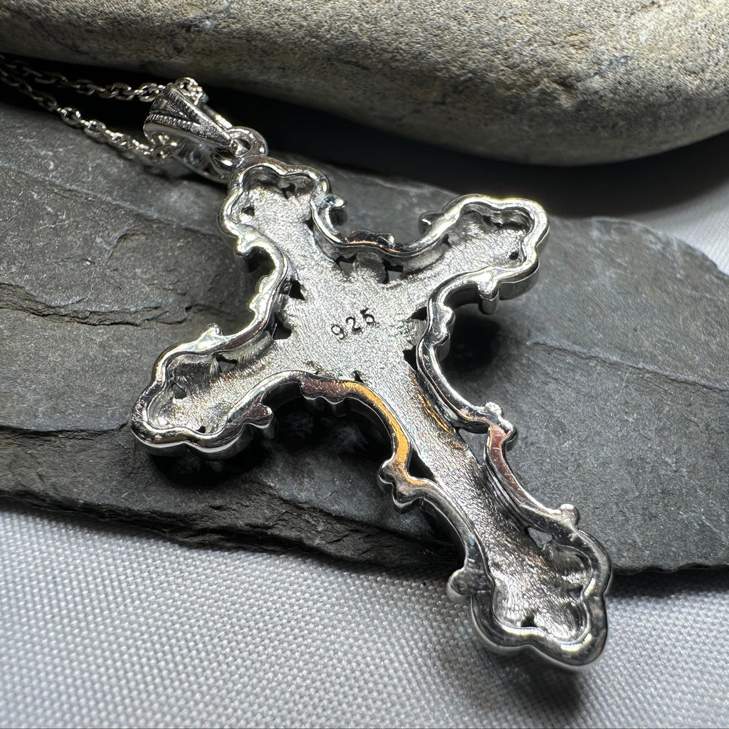 Jehanne Marcasite Cross Necklace
