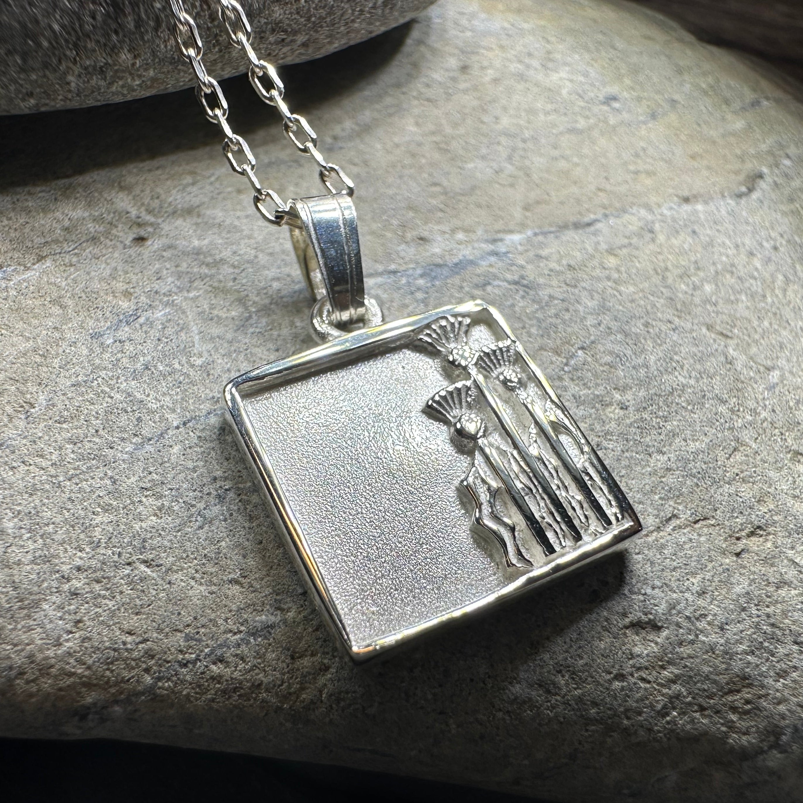 Tarbet Scottish Thistle Necklace - Handmade in Scotland
