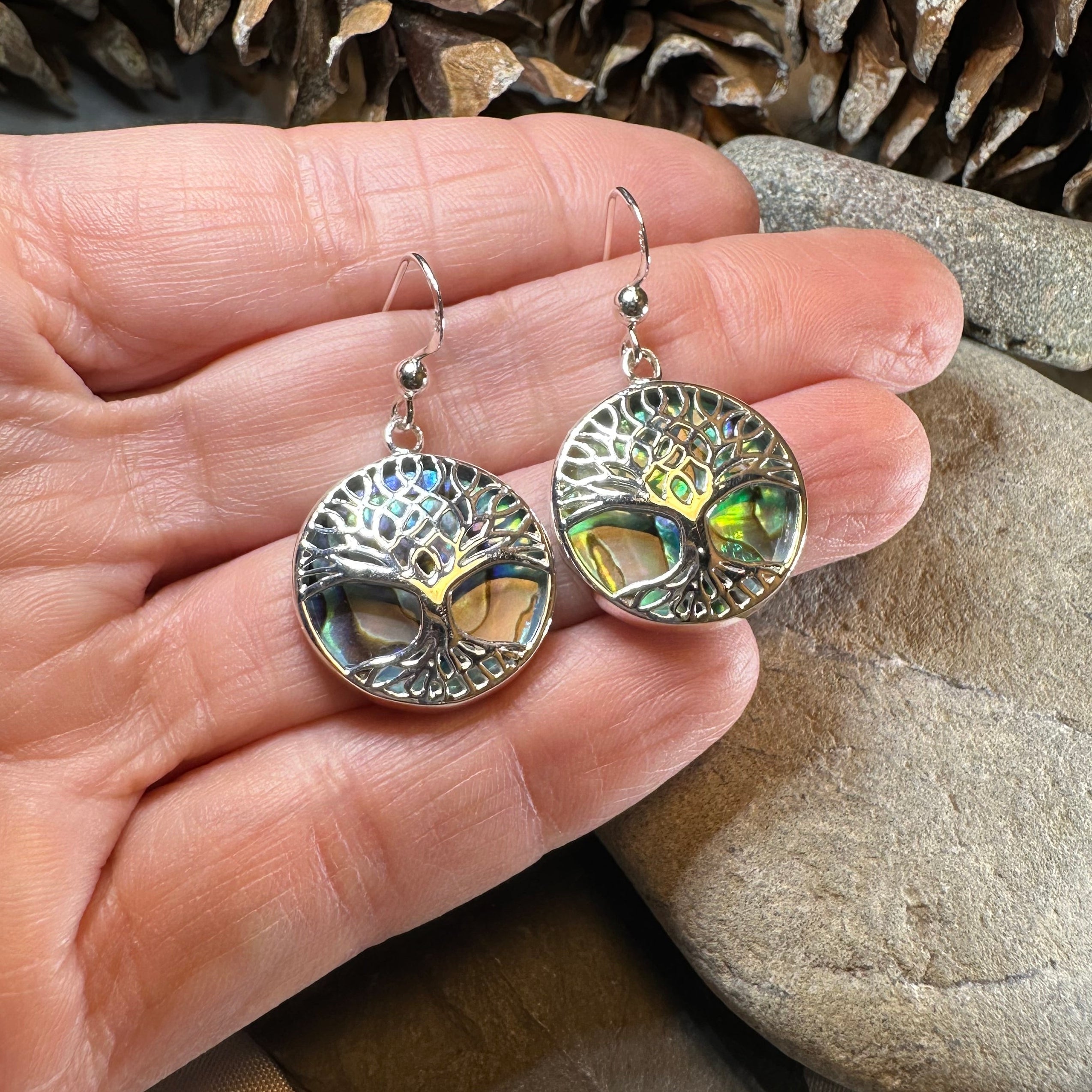 Robyn Tree of Life Earrings in Sterling Silver