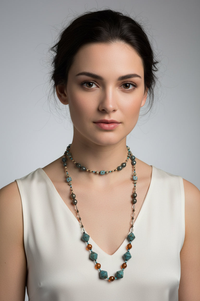 Duneflower Mist Long Necklace