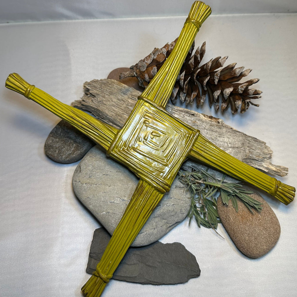 Saint Brigid's Celtic Cross Wall Plaque