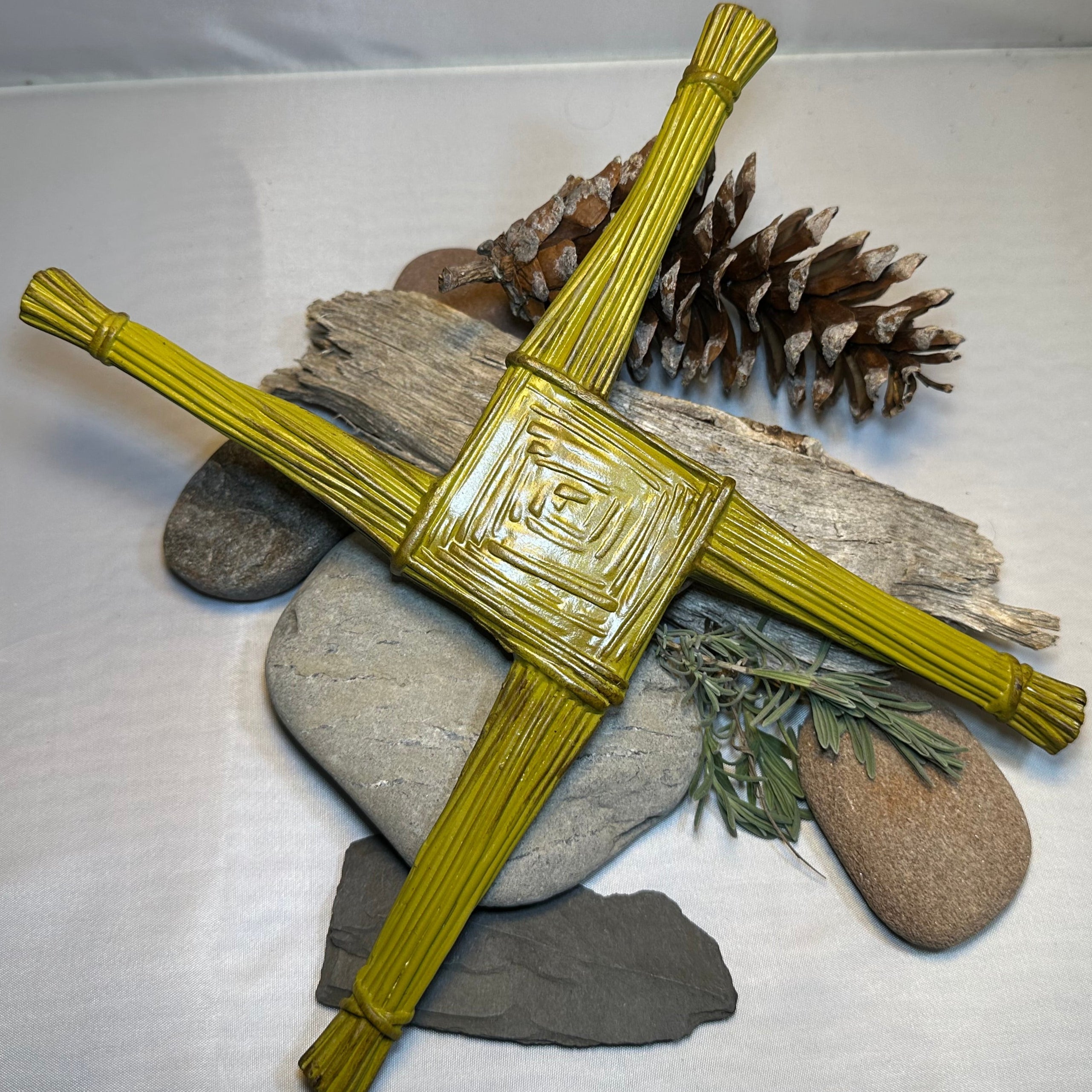 Saint Brigid's Celtic Cross Wall Plaque