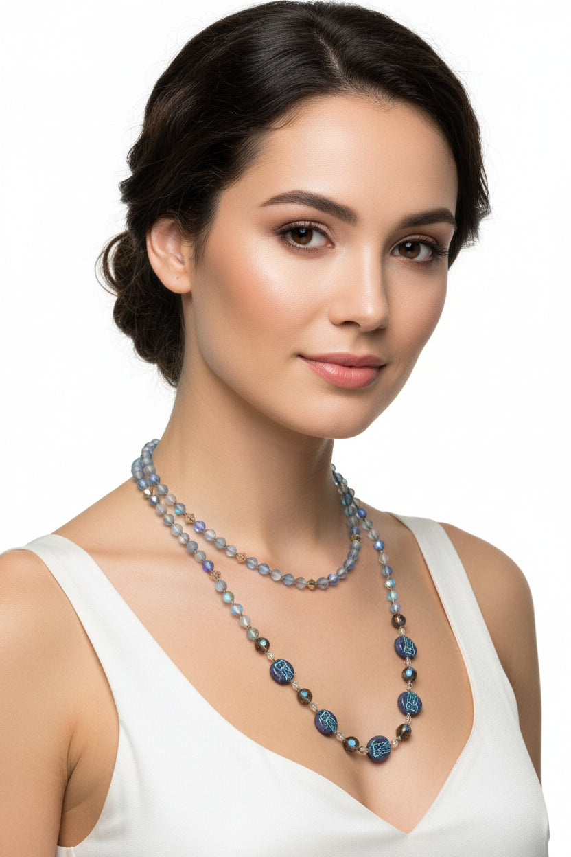 Athena Owl Long Necklace