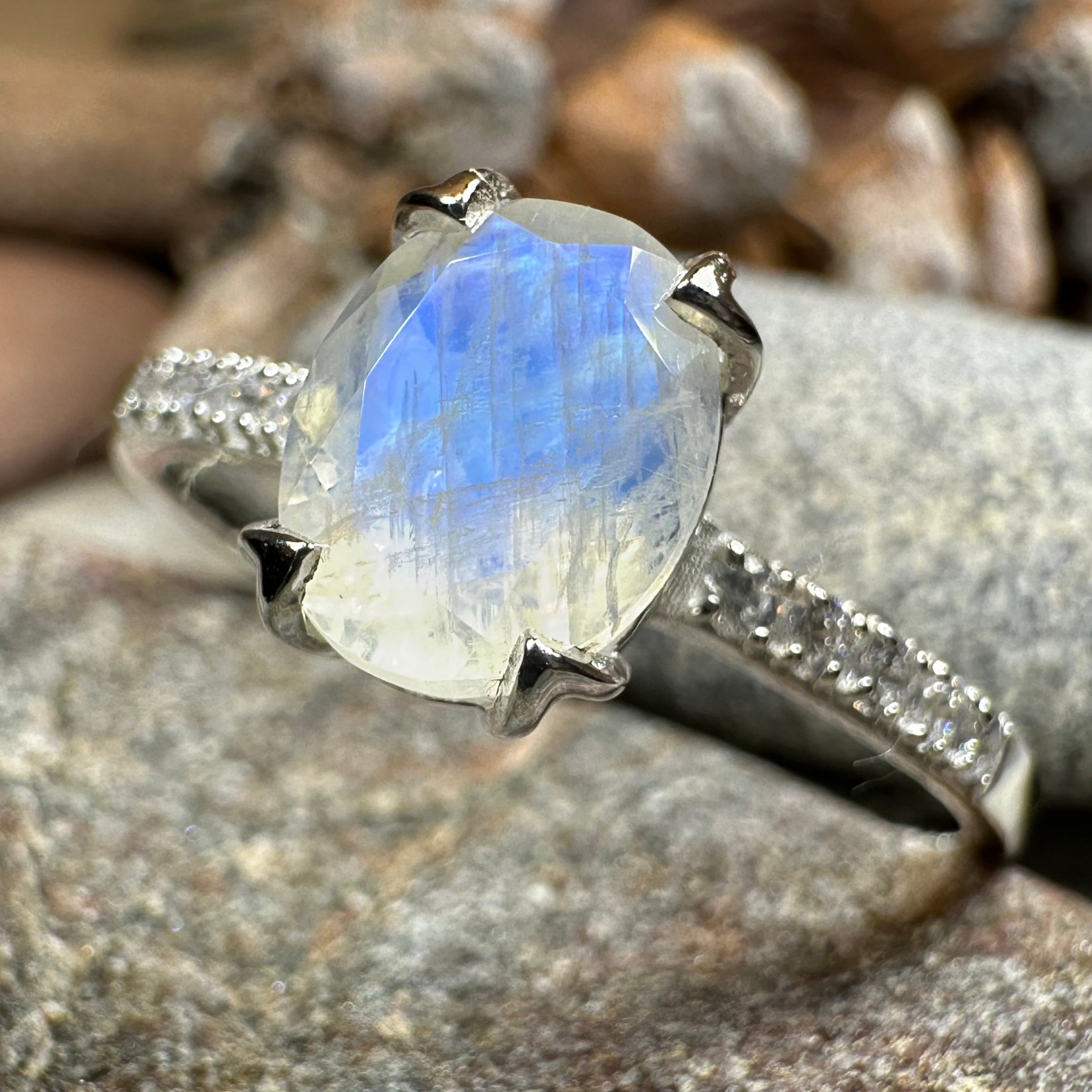 Emiliana Moonstone Promise Ring