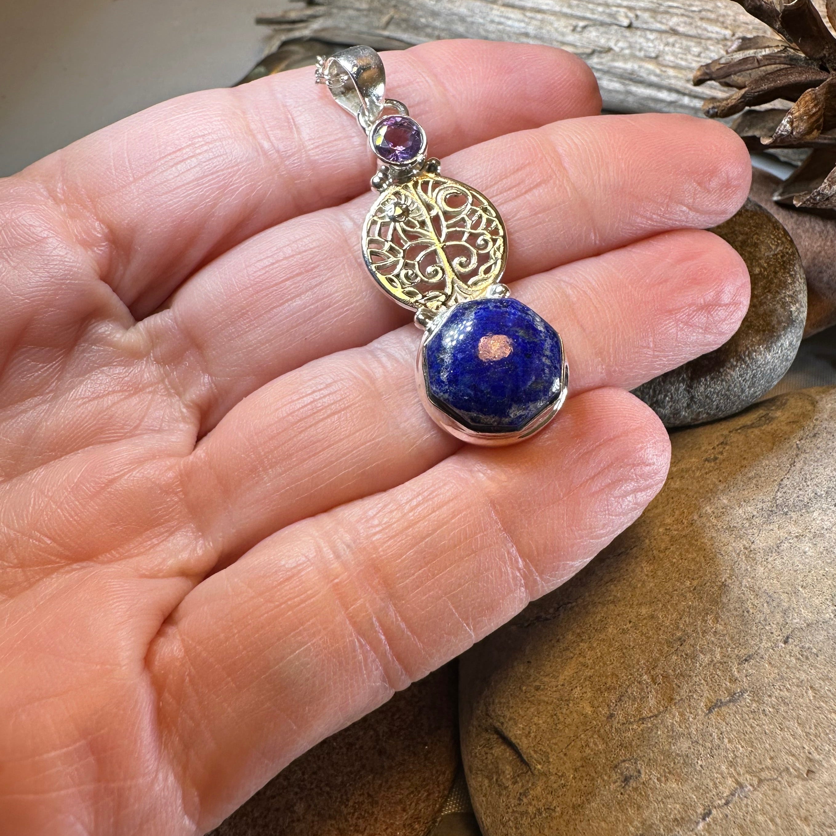 Lessandra Tree of Life Necklace in Sterling Silver
