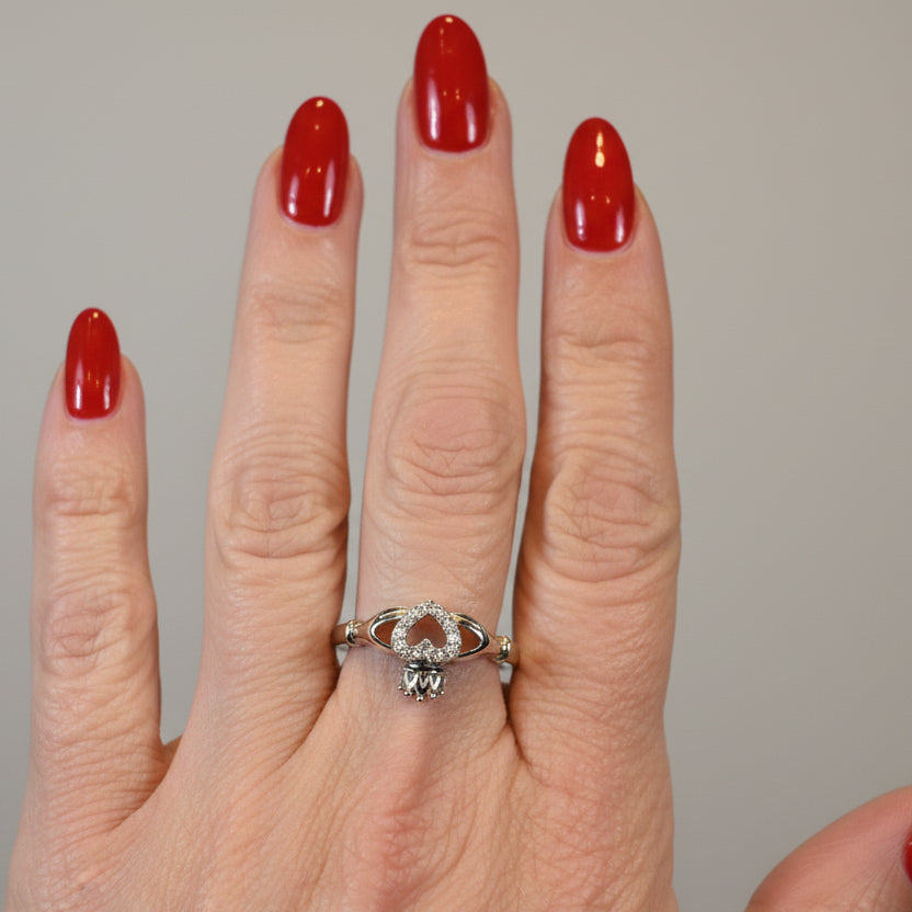 Claddagh Princess Ring