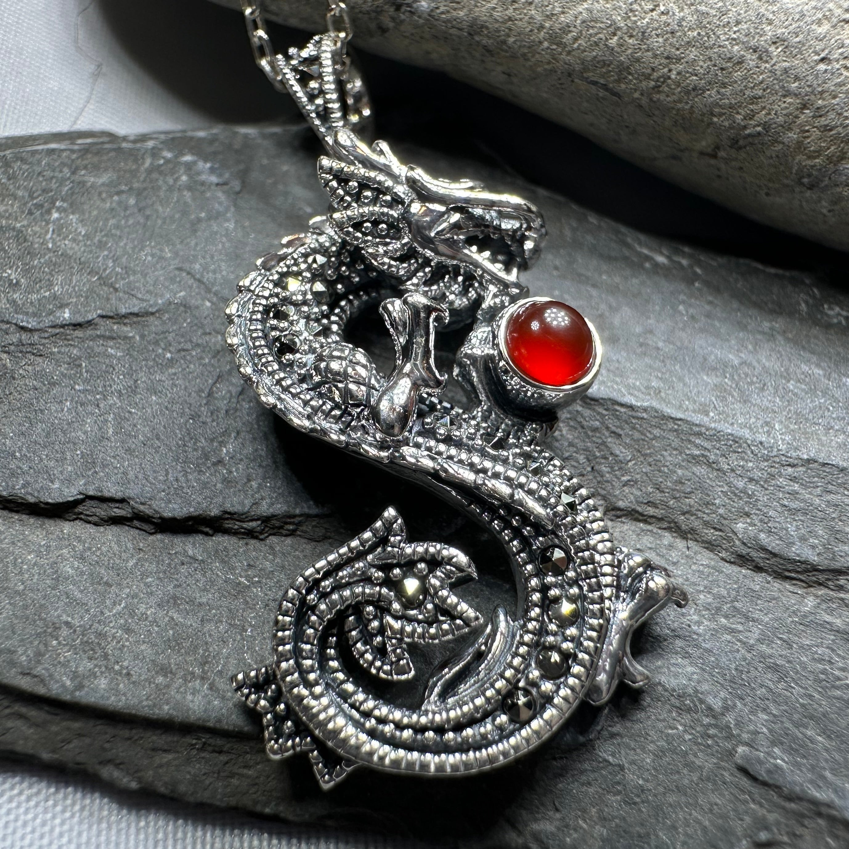 Scarleth Dragon Necklace