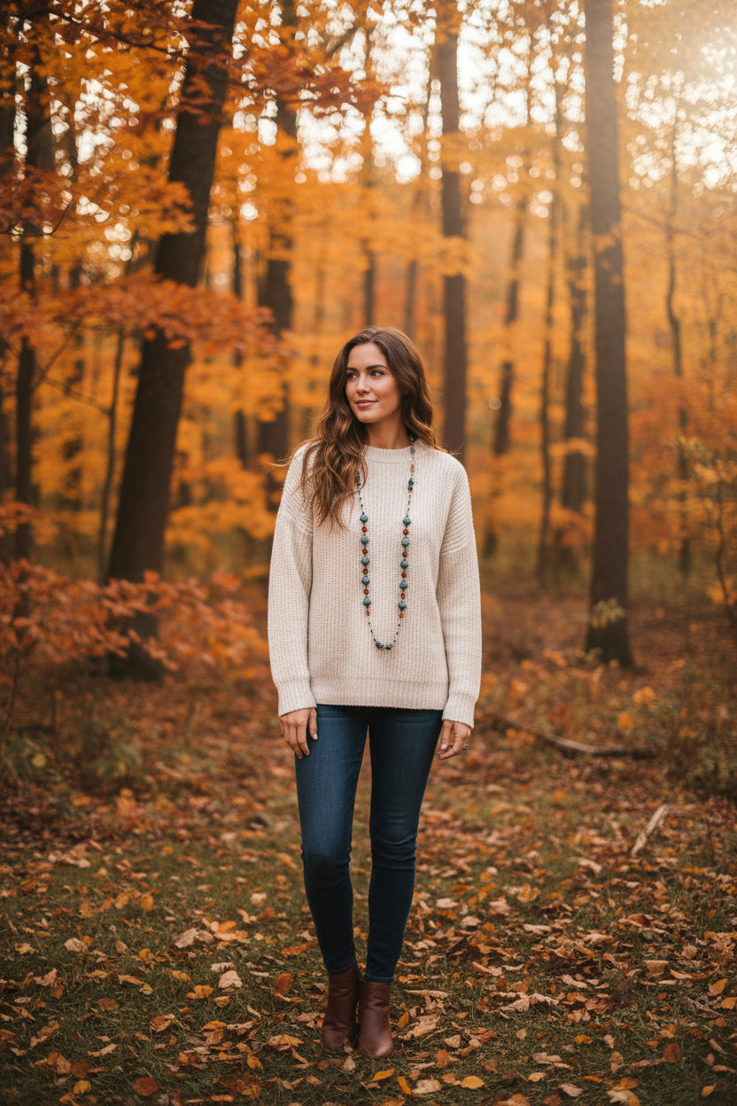 Duneflower Mist Long Necklace