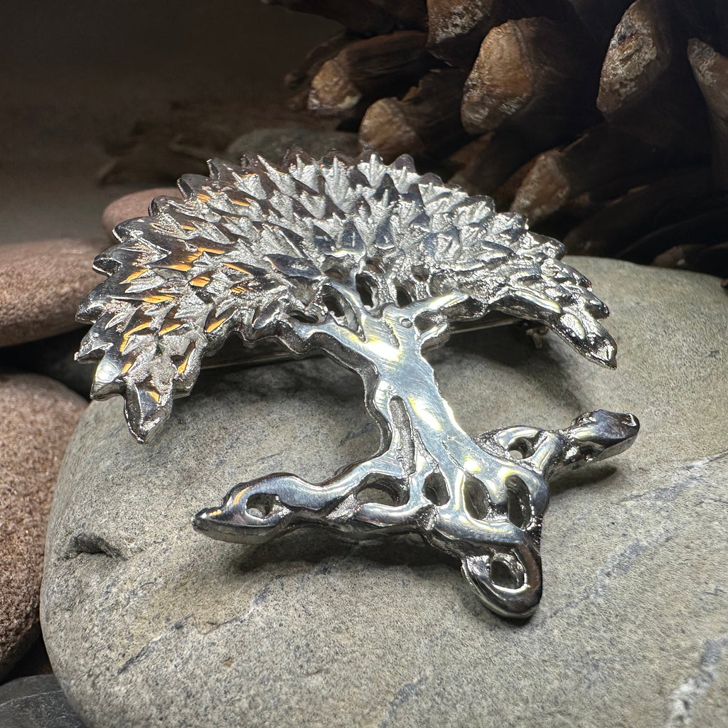 Scottish Tree of Life Brooch - Handmade in Scotland