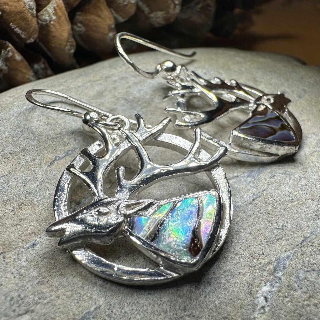 Scottish Stag of the Mist Earrings for Women
