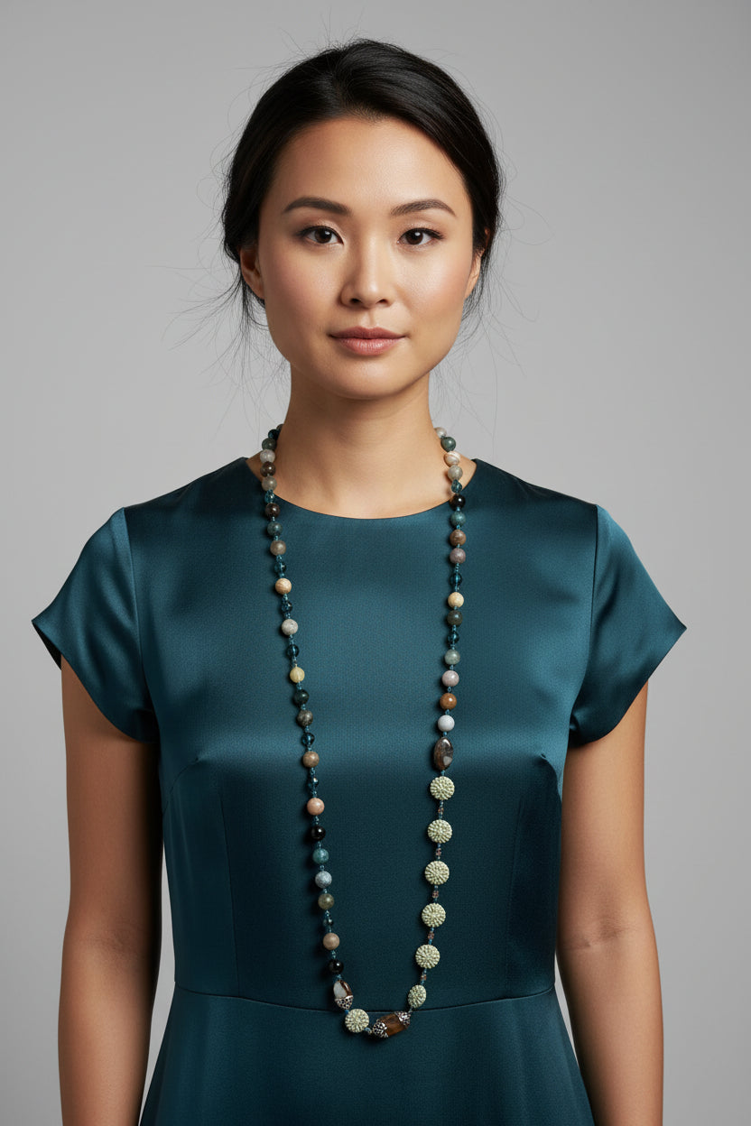 Autumn Morning Long Necklace