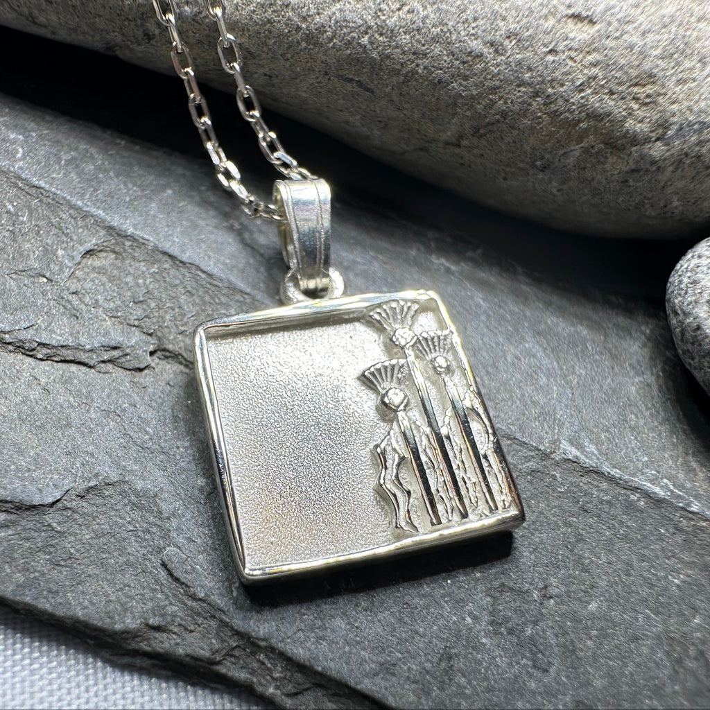 Tarbet Scottish Thistle Necklace - Handmade in Scotland