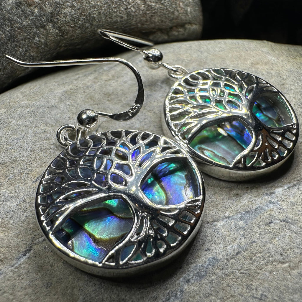 Robyn Tree of Life Earrings in Sterling Silver