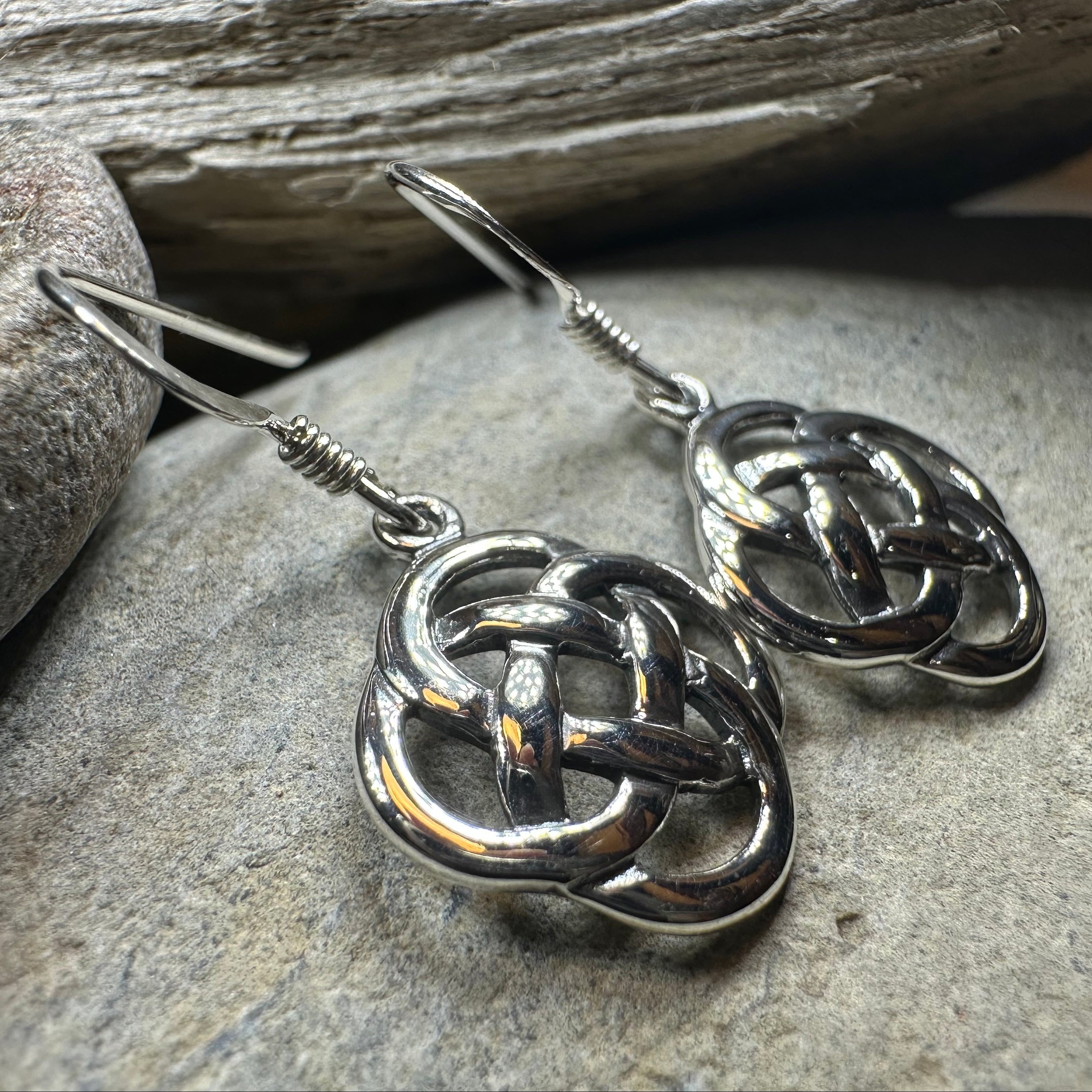 Classic Celtic Dara Knot Earrings
