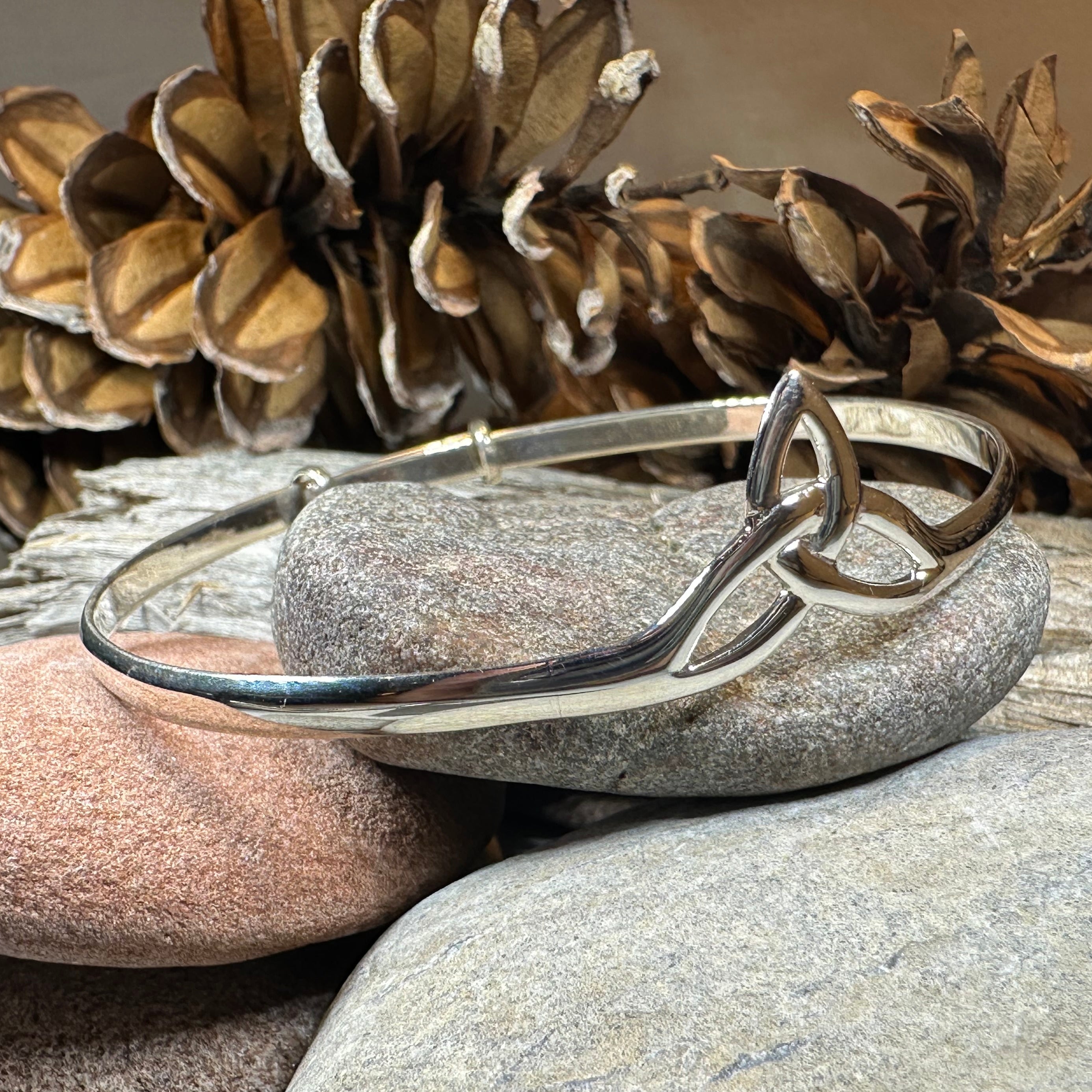 Triquetra Silver Bracelet