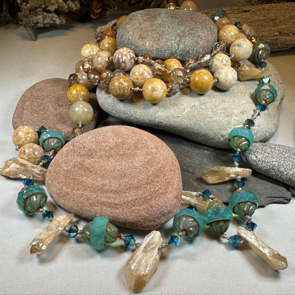 Keem Bay Crystal Necklace