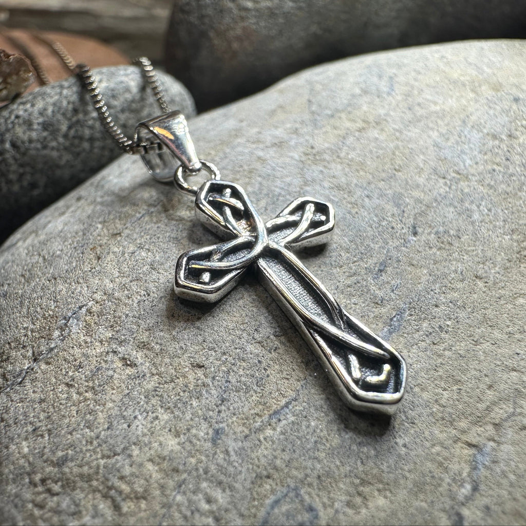 Charity Petite Celtic Cross Necklace