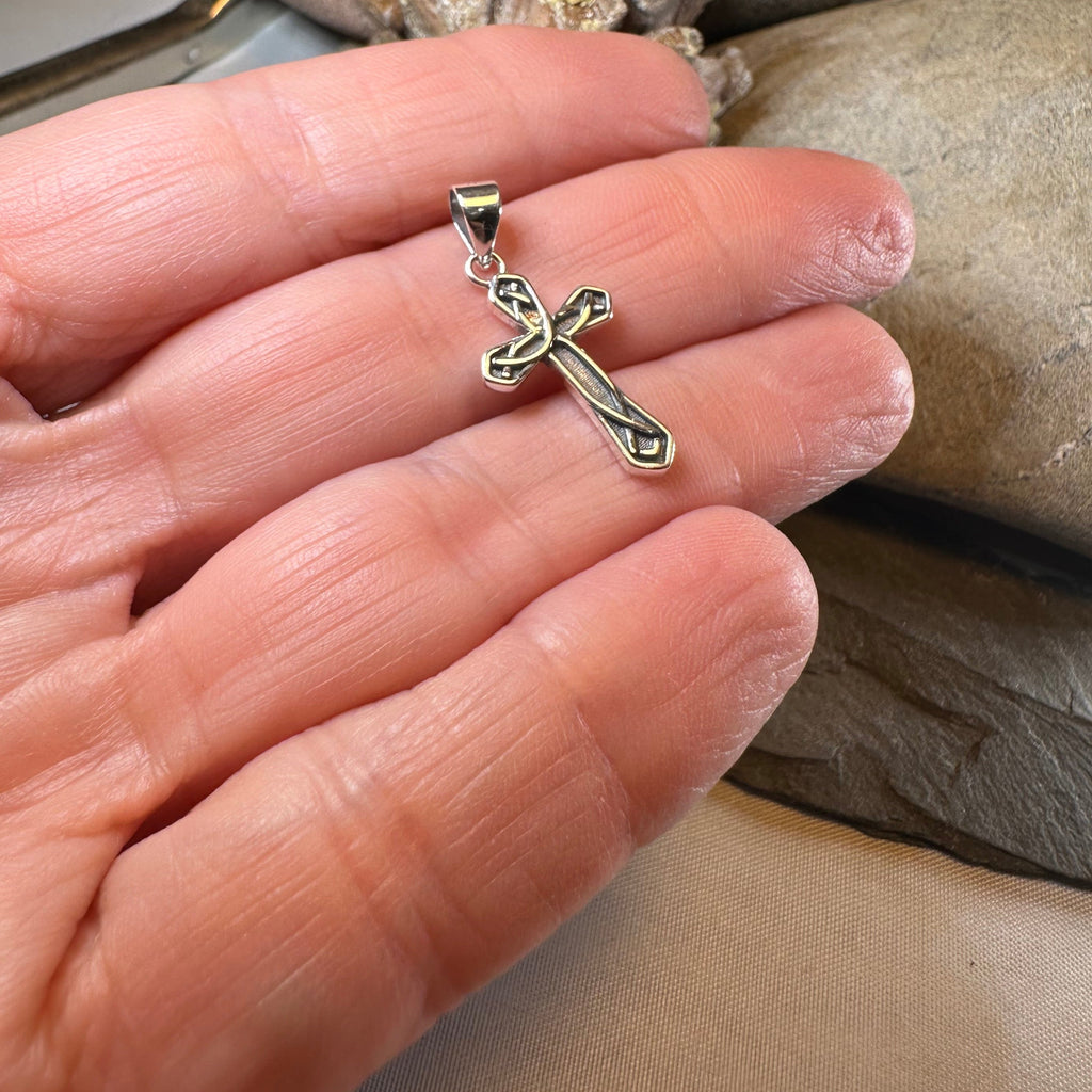 Charity Petite Celtic Cross Necklace