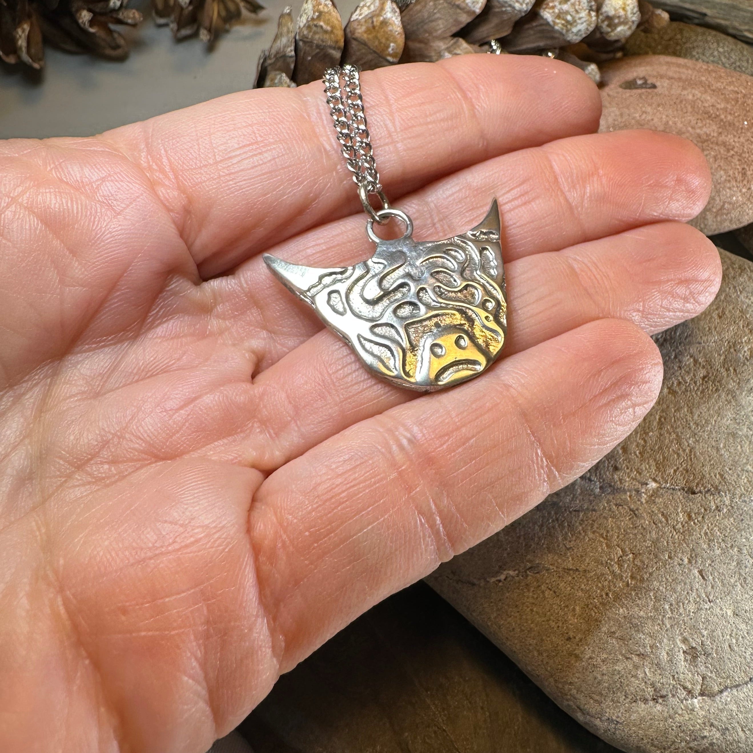 Hamish Highland Cow Necklace - Handmade in Scotland