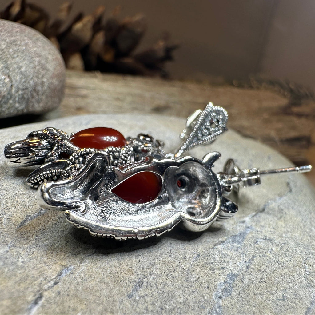 Marcasite Owl Earrings