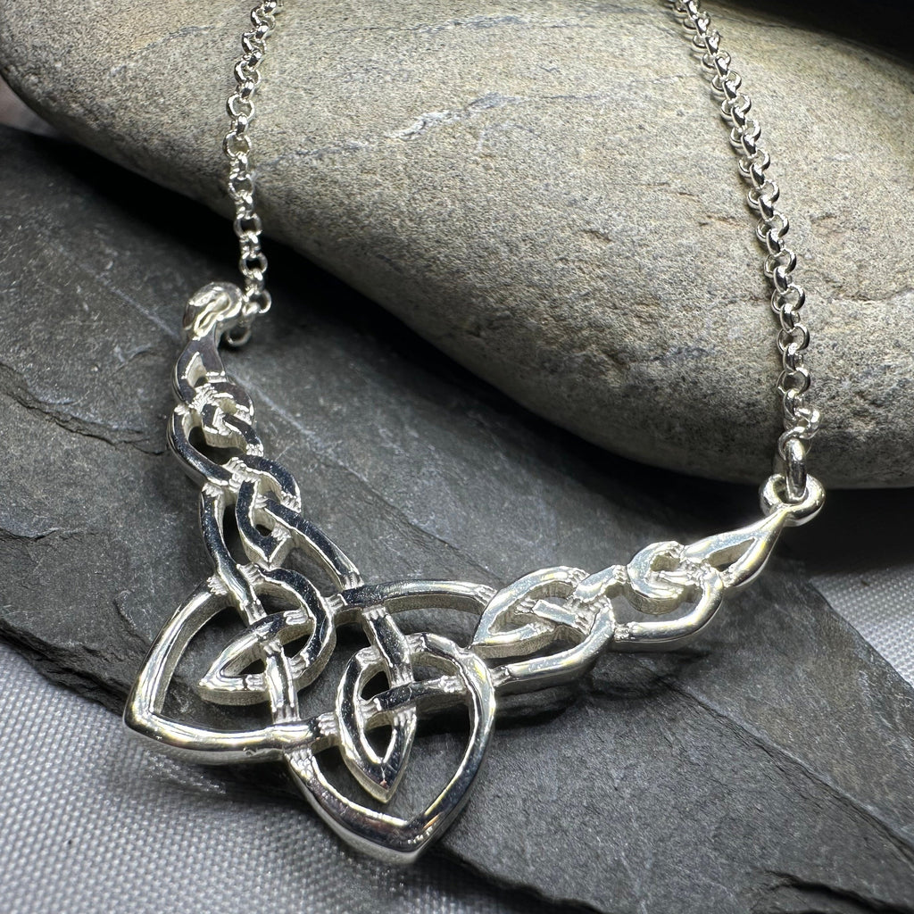 Trina Celtic Knot Necklace - Handmade in Scotland